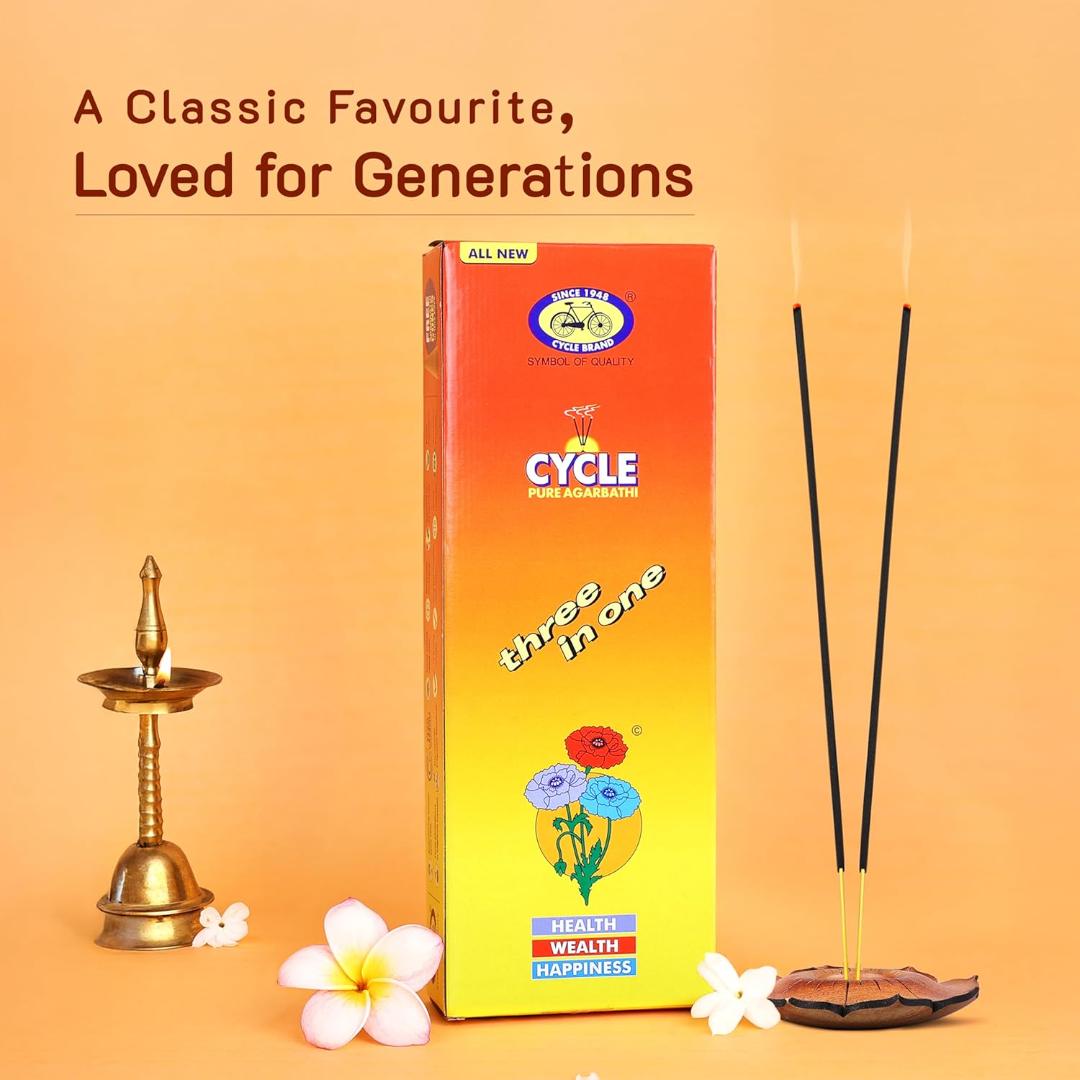 Cycle Three in One Incense Sticks / Agarbatti