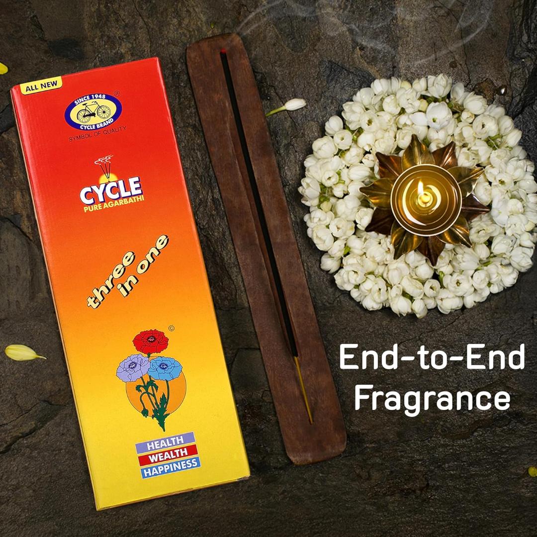 Cycle Three in One Incense Sticks / Agarbatti