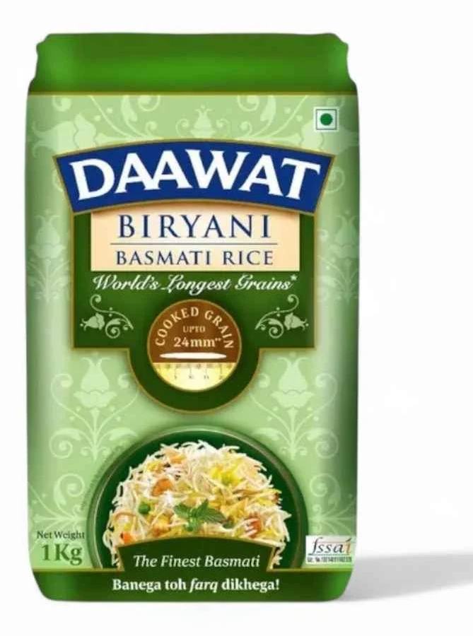 Daawat Biryani Rice (Extra Long Grain) 1kg