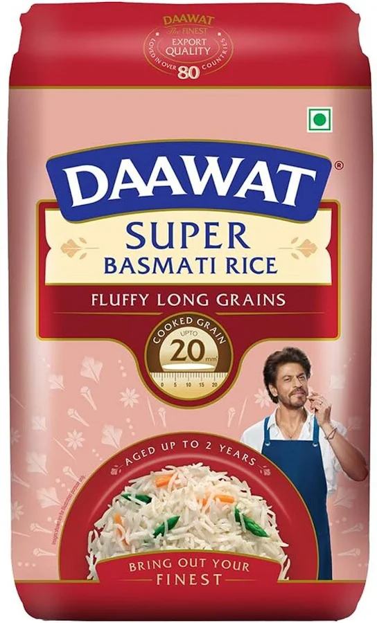 Daawat Super Basmati Rice (Long Grain) 1kg