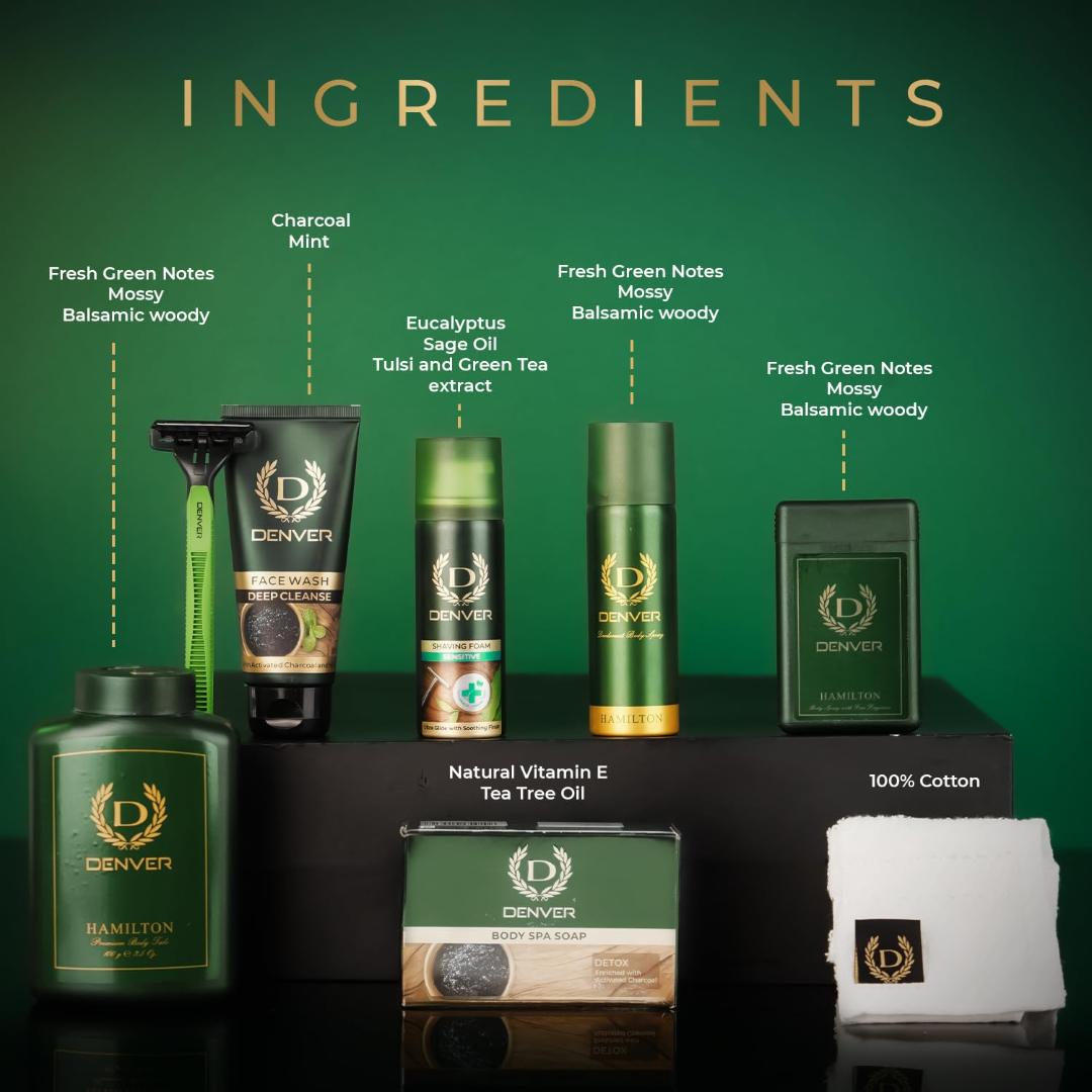Denver 8-in-1 Combo Men's Grooming Kit