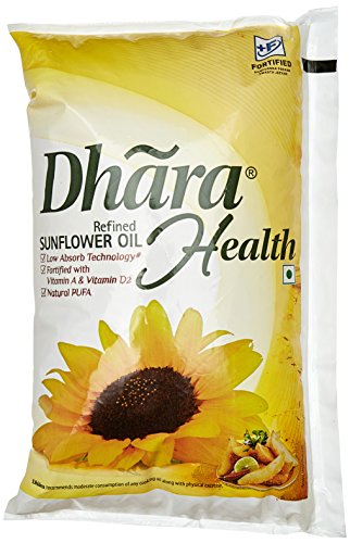 Dhara Health Refined Sunflower Oil 1ltr