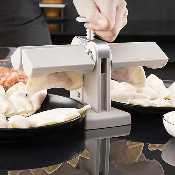 Double Head Dumpling Maker Mold – Easy Press Tool for Making Dumplings