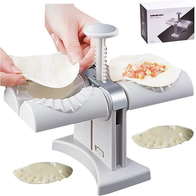 Double Head Dumpling Maker Mold – Easy Press Tool for Making Dumplings