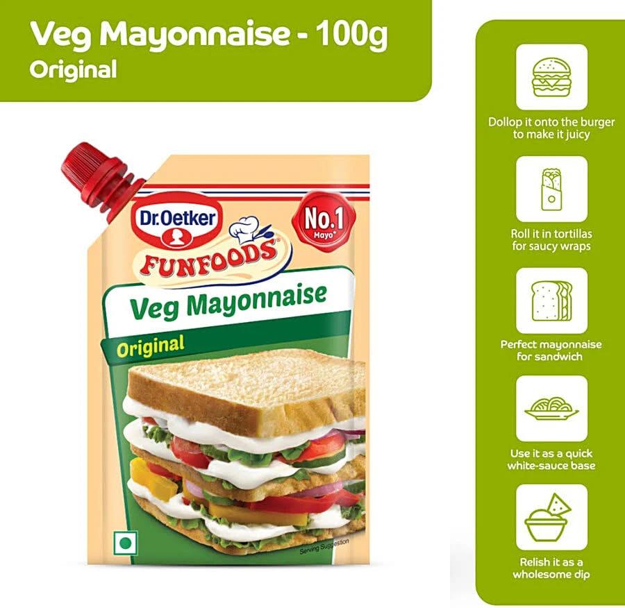 Dr. Oetker FunFoods Veg Mayonnaise Original 100g