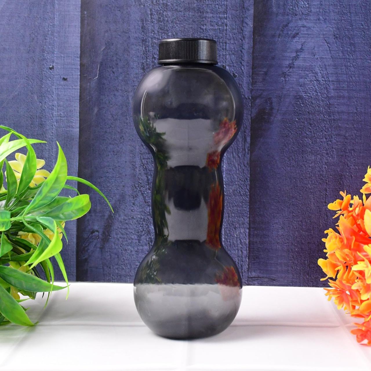 Dumbbell Gym Water Bottle 550ml - Leakproof & Portable