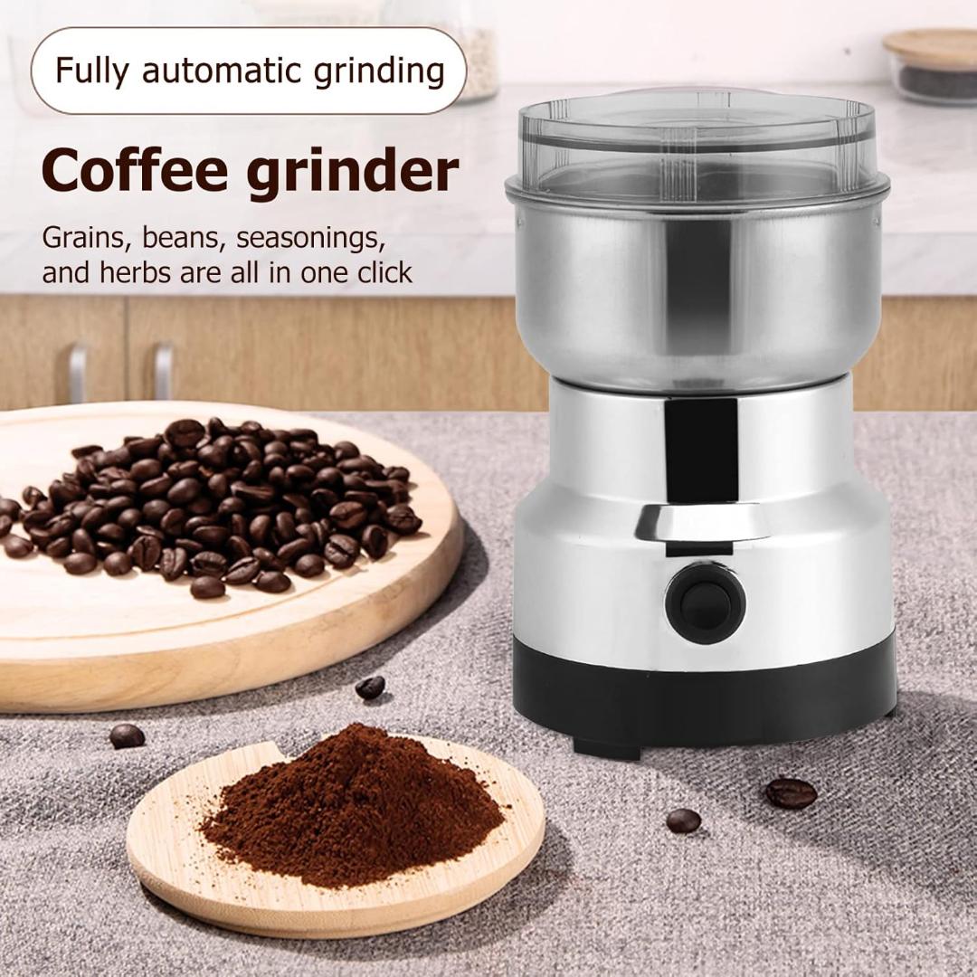 Electric Coffee Grinder - 300ml Stainless Steel Grinding Cup