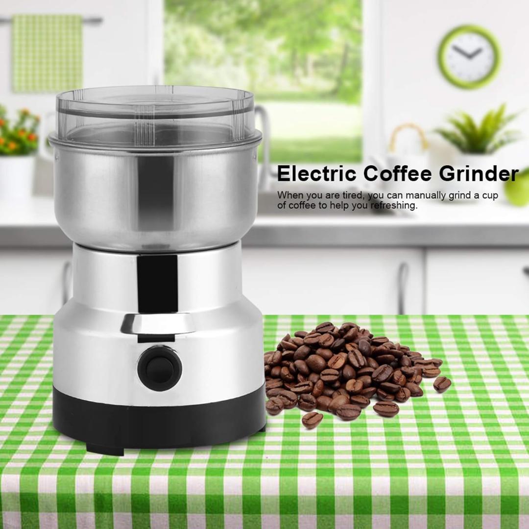 Electric Coffee Grinder - 300ml Stainless Steel Grinding Cup