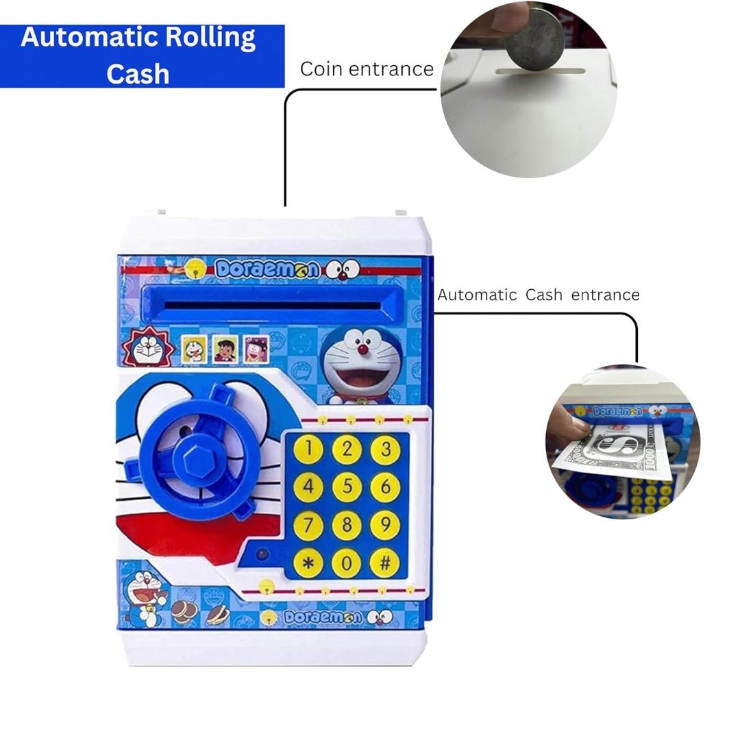 Electronic Piggy Bank ATM with Password for Kids Savings