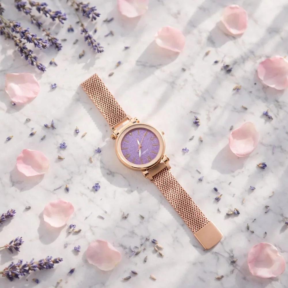 Elegant Ladies Analog Wrist Watch with Gift Box – Lightweight & Stylish