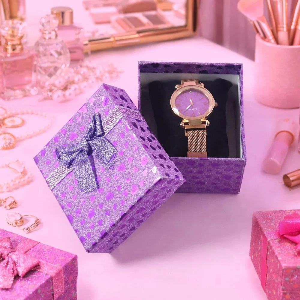 Elegant Ladies Analog Wrist Watch with Gift Box – Lightweight & Stylish