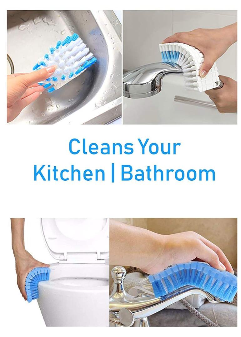 Flexible Plastic Cleaning Brush for Home, Kitchen and Bathroom,