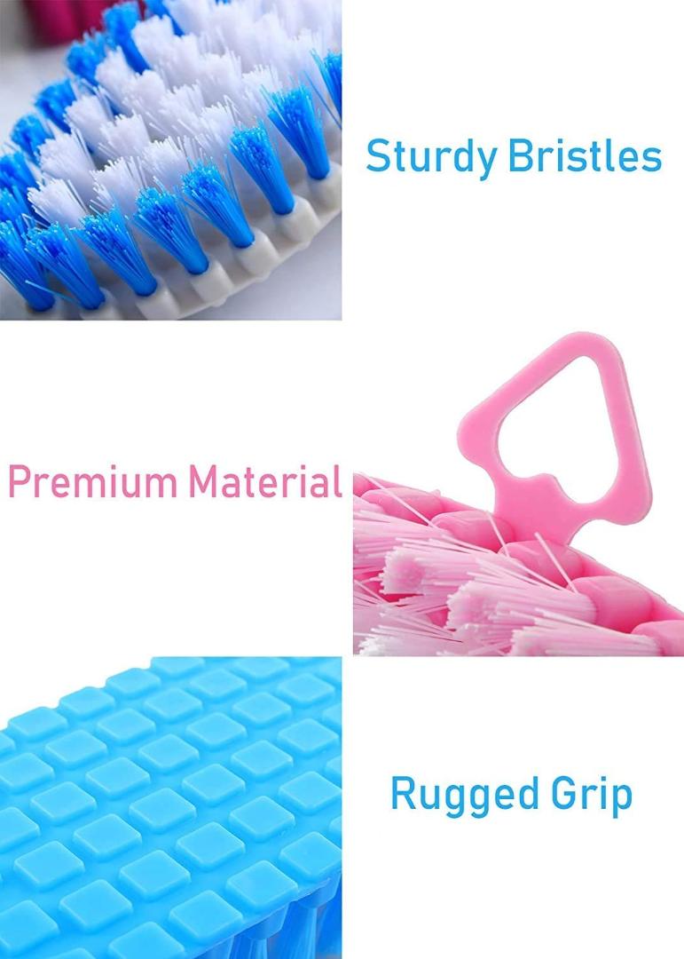 Flexible Plastic Cleaning Brush for Home, Kitchen and Bathroom,
