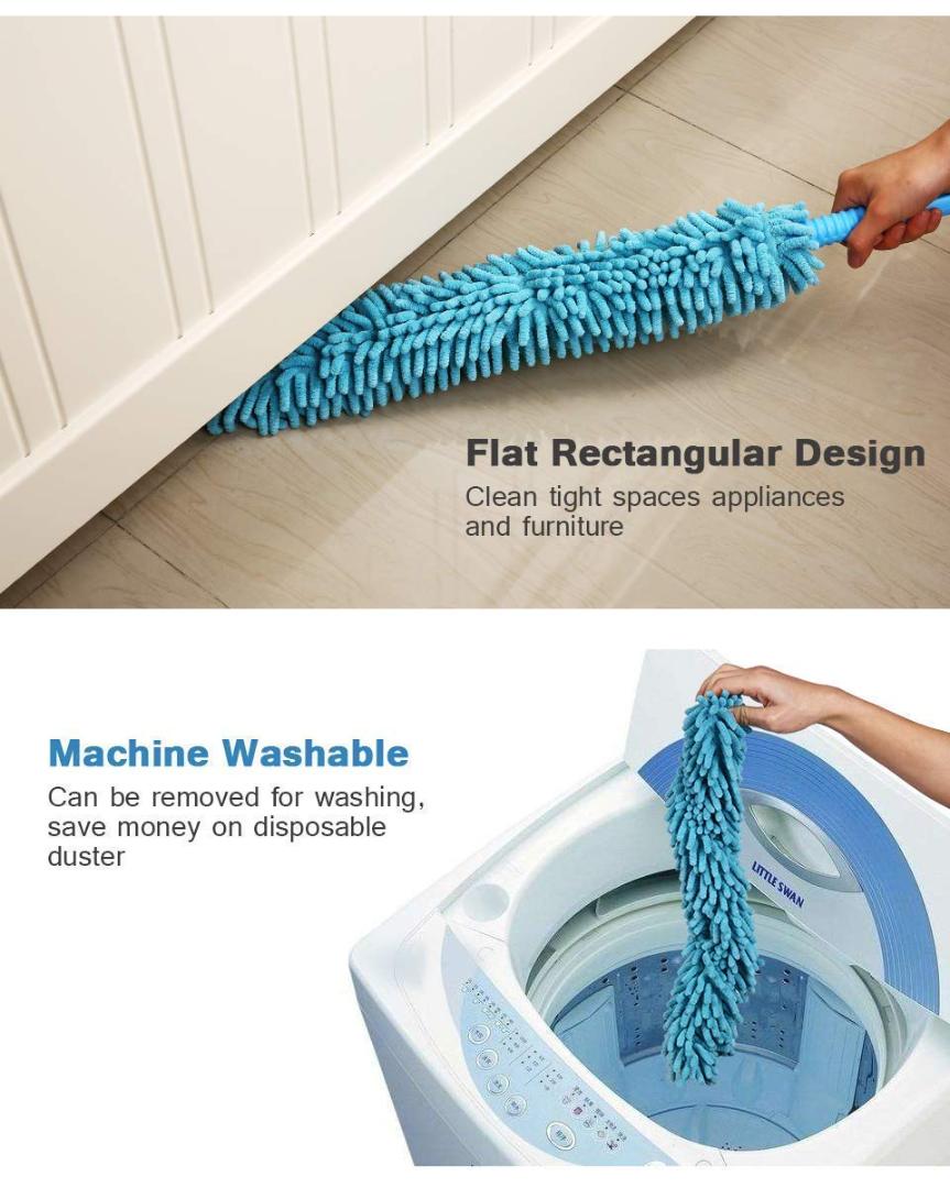 Foldable Multipurpose Microfiber Fan Cleaning Duster for Quick and Easy Cleaning