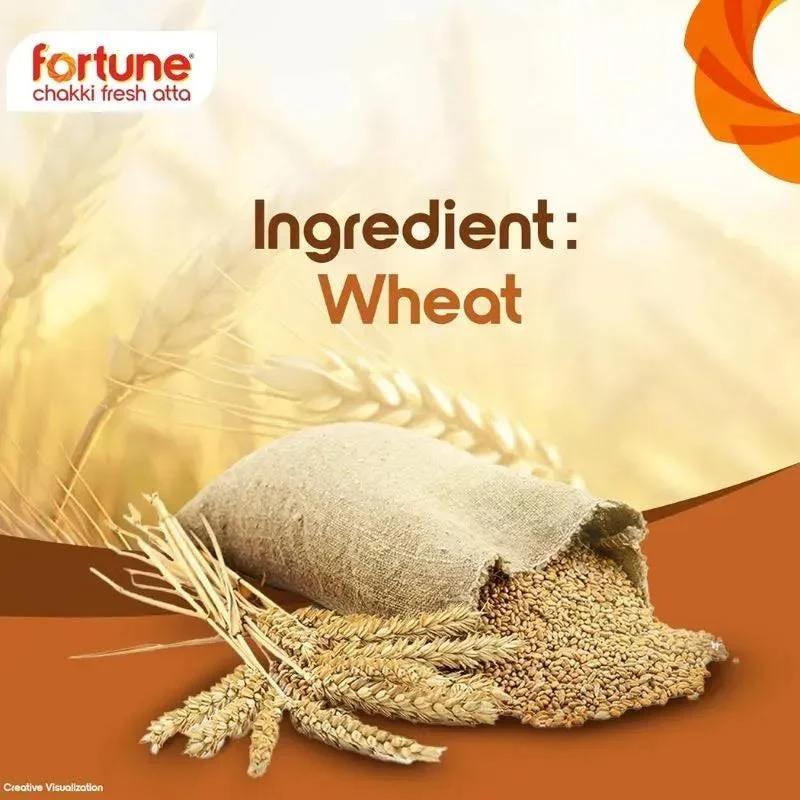 Fortune Fresh (100% Atta, 0% Maida) Chakki Atta, 5 kg