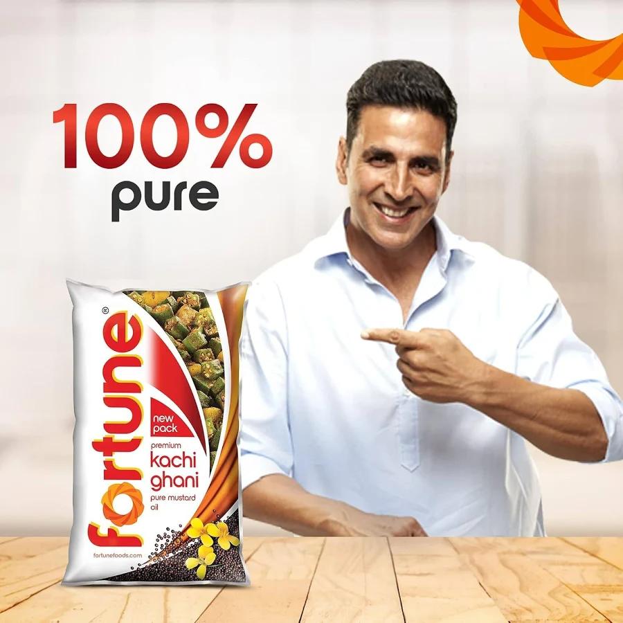 Fortune Premium Kachi Ghani Pure Mustard Oil (910 g)