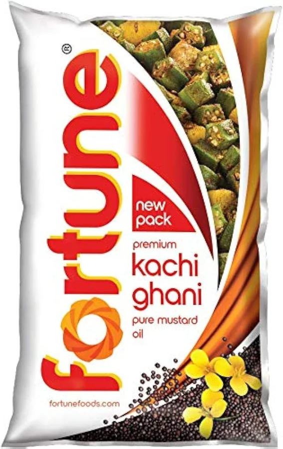 Fortune Premium Kachi Ghani Pure Mustard Oil (910 g)