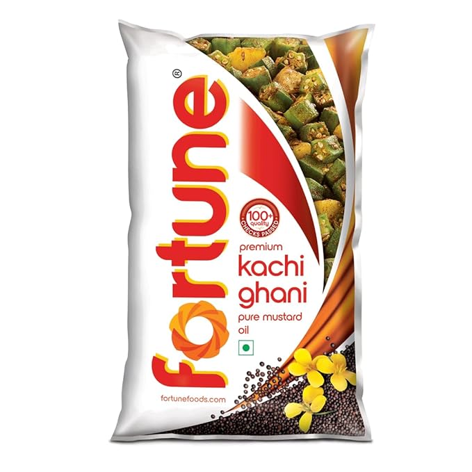 Fortune Premium Kachi Ghani Pure Mustard Oil (910 g)