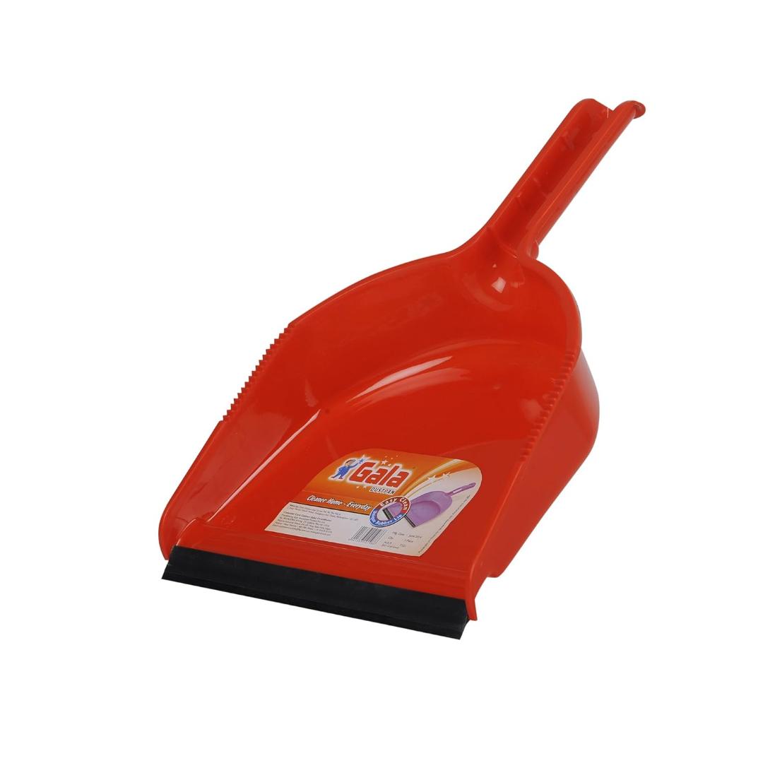 Gala Dustpan for Floor Cleaning (Plastic, Red)