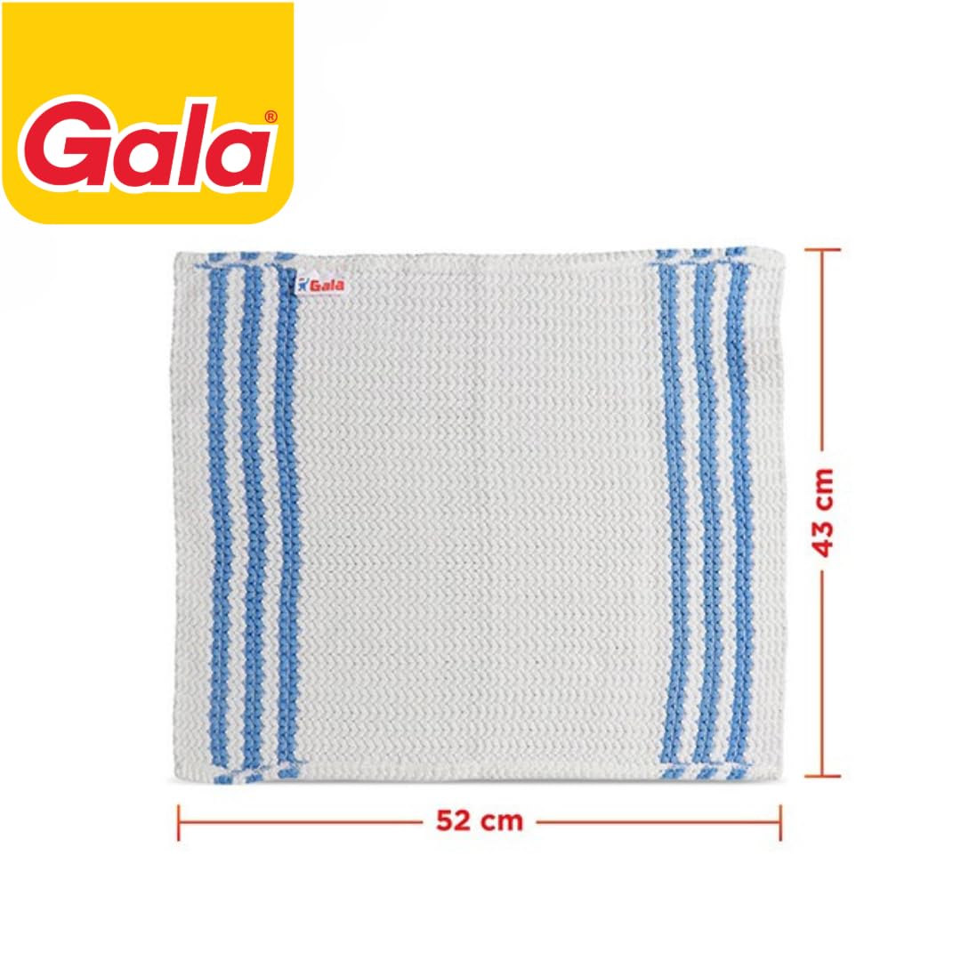 Gala Microfiber Advance Floor Cloth (Microfiber, White, Blue)