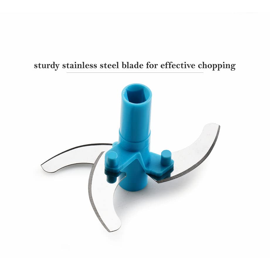 Ganesh Wonder Chopper 470ml - Grey, Tear-Free & Efficient