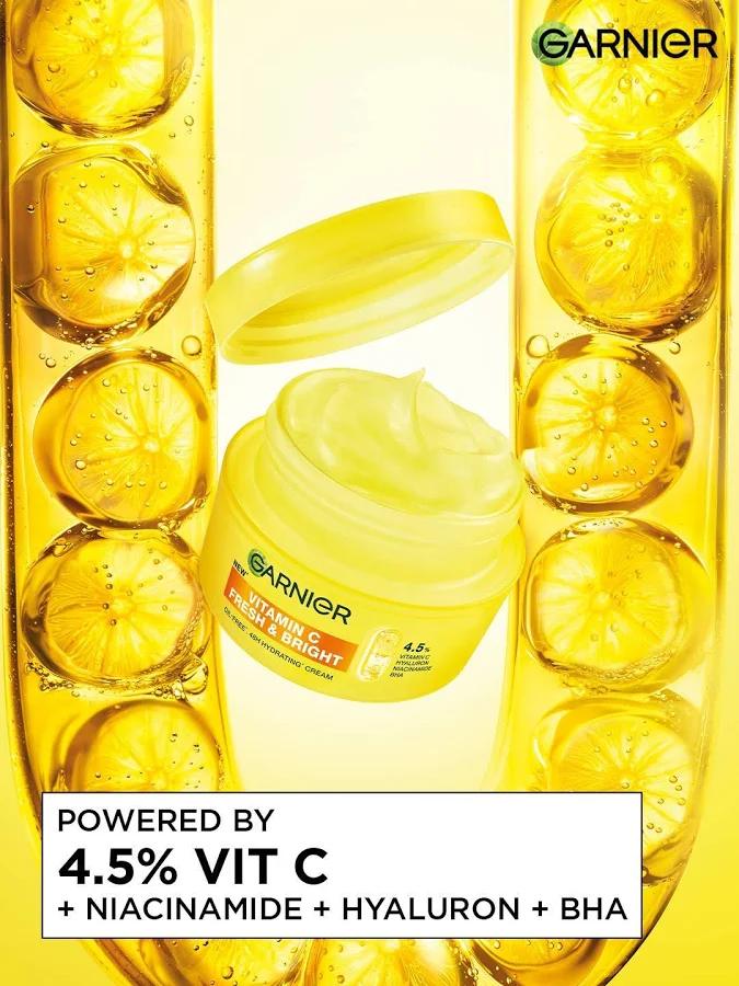 Garnier Vitamin C Fresh & Bright Face Moisturizer 45ml