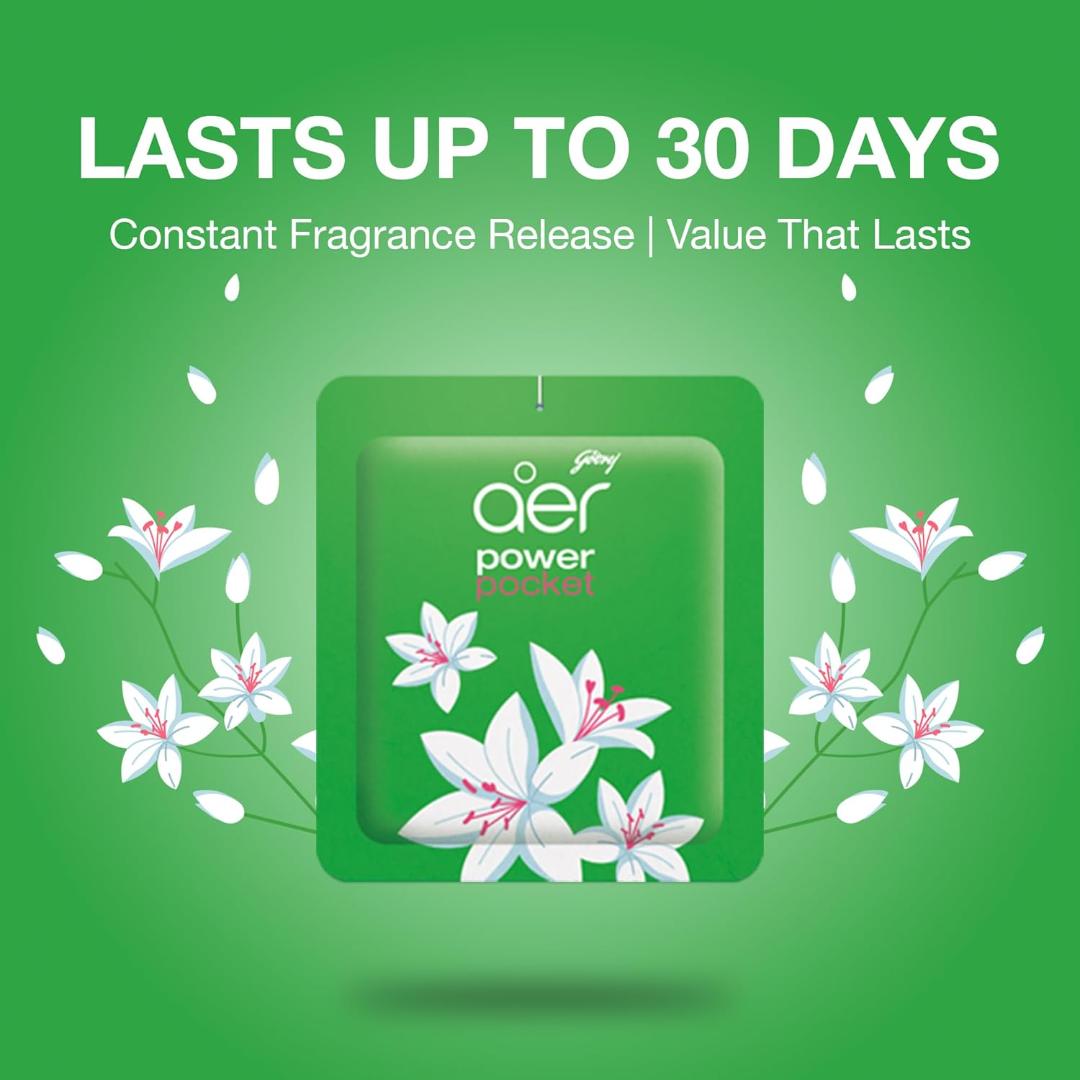 Godrej Aer Power Pocket Floral Delight Air Freshener (Floral)