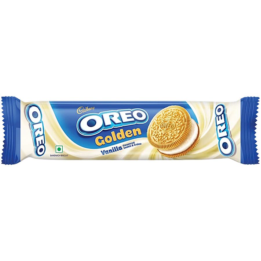 Golden Vanilla Sandwich Cream Oreo Biscuits 108.55g