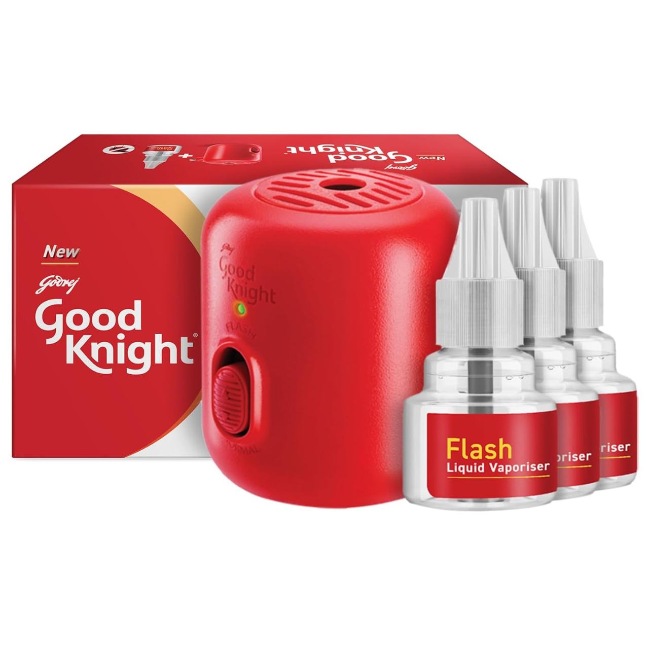Good Knight Flash Liquid Vaporiser Mosquito Killer Machine with 3 Refills - Combo Pack,(3*45ml)