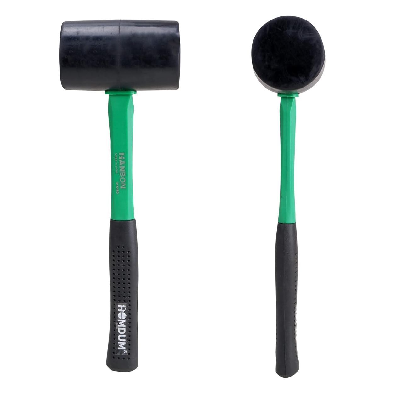 Heavy Duty Sledge Hammer Rubber Mallet with Non-Slip Fiberglass Handle