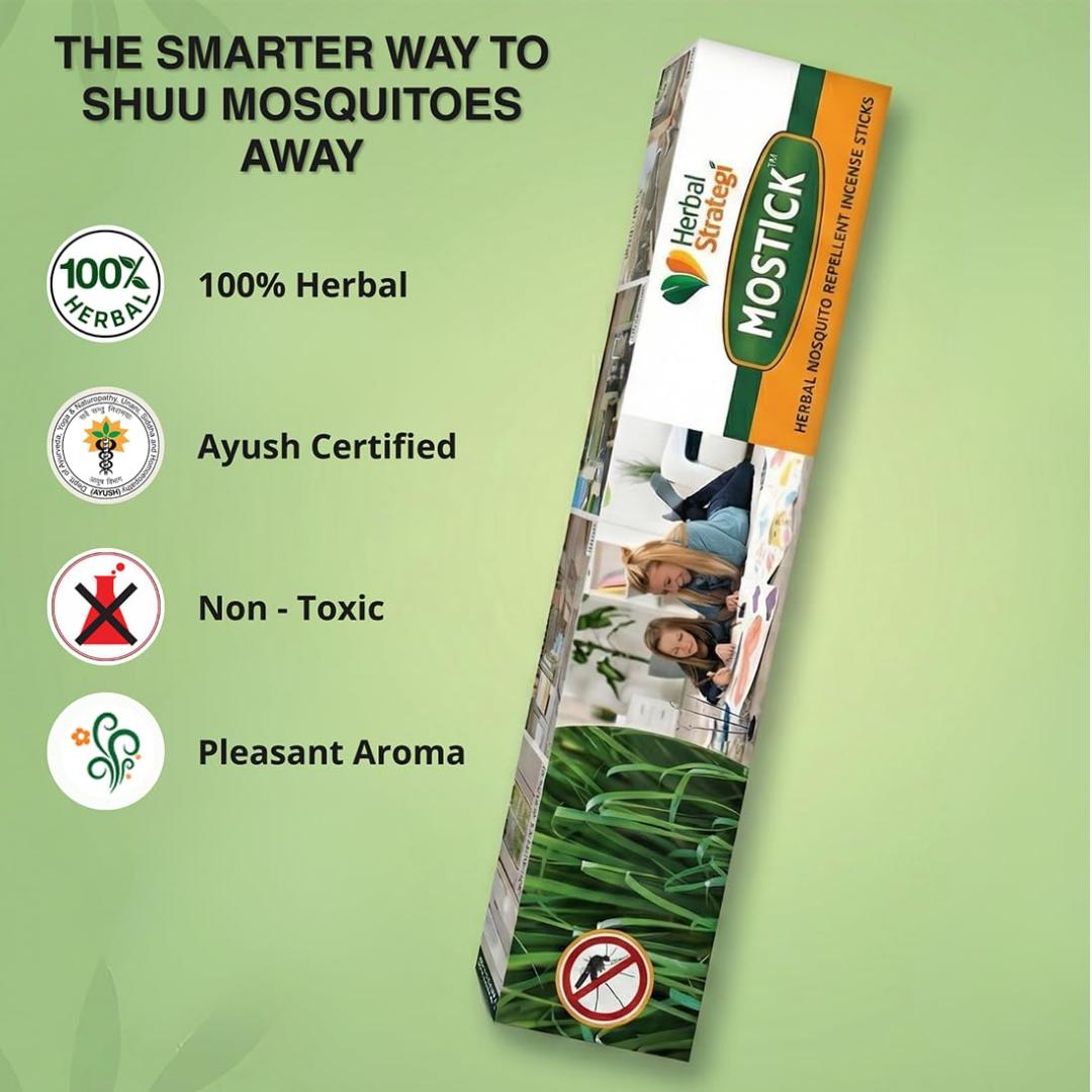 Herbal Strategi Mosquito Repellant Incense Sticks
