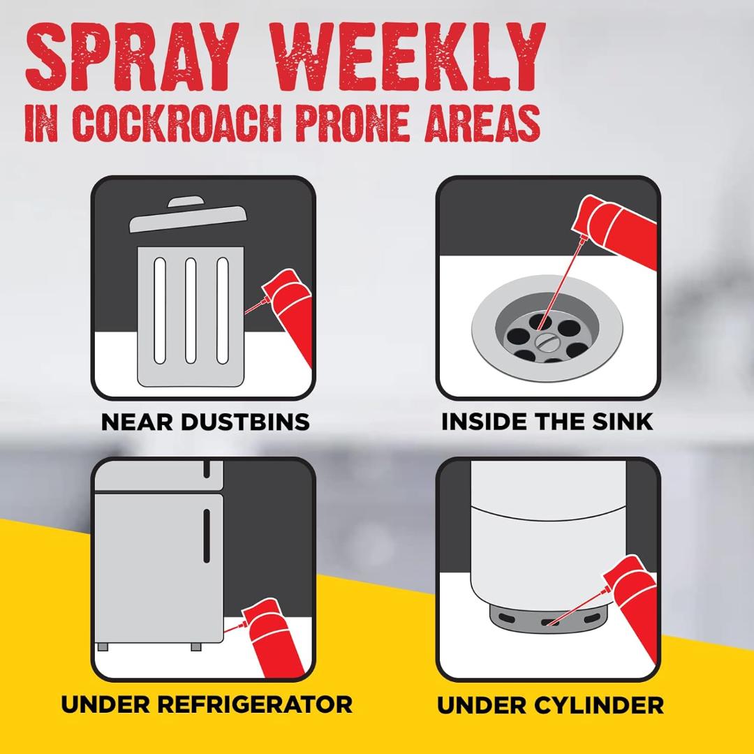 Hit Fresh Fragrance Cockroach Spray,200ml