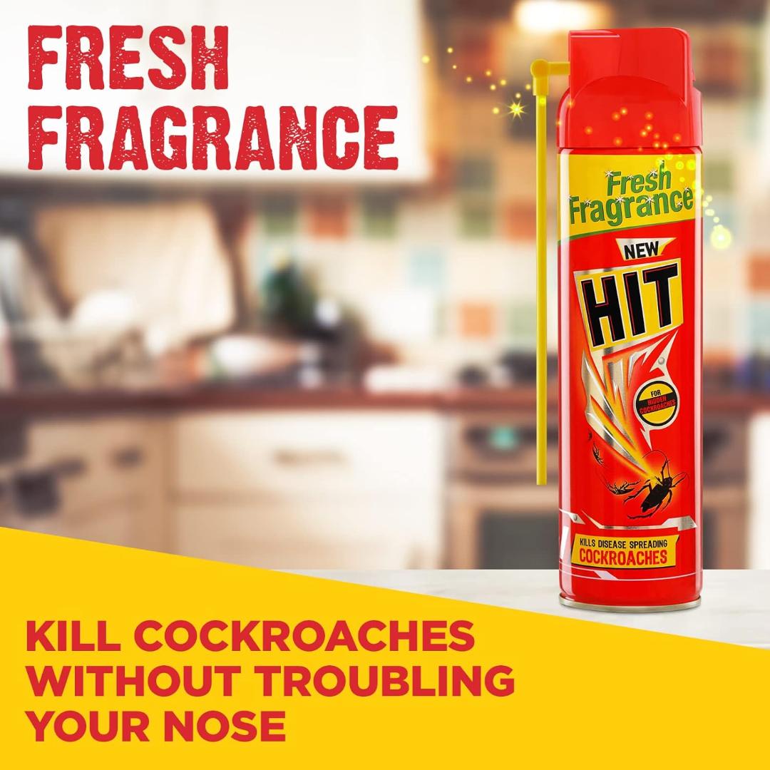 Hit Fresh Fragrance Cockroach Spray,200ml