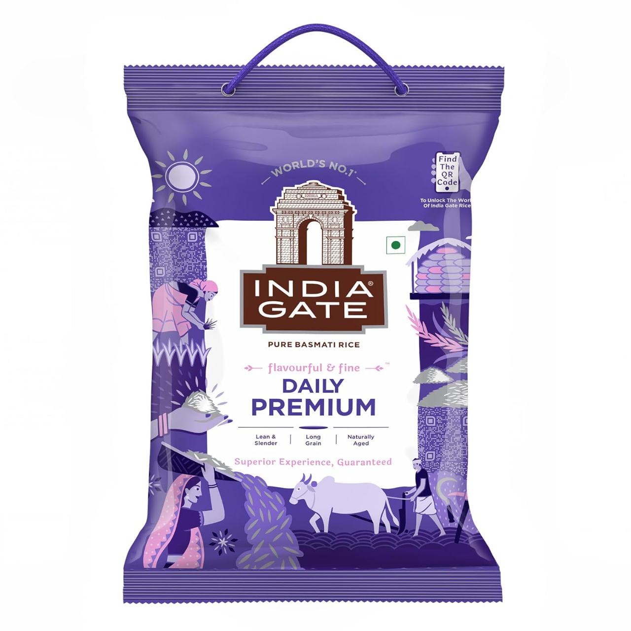 India Gate Daily Premium Basmati Rice (Long Grain) 5kg