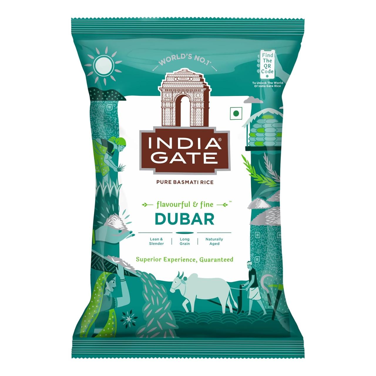 India Gate Dubar Basmati Rice (Long Grain) 1kg