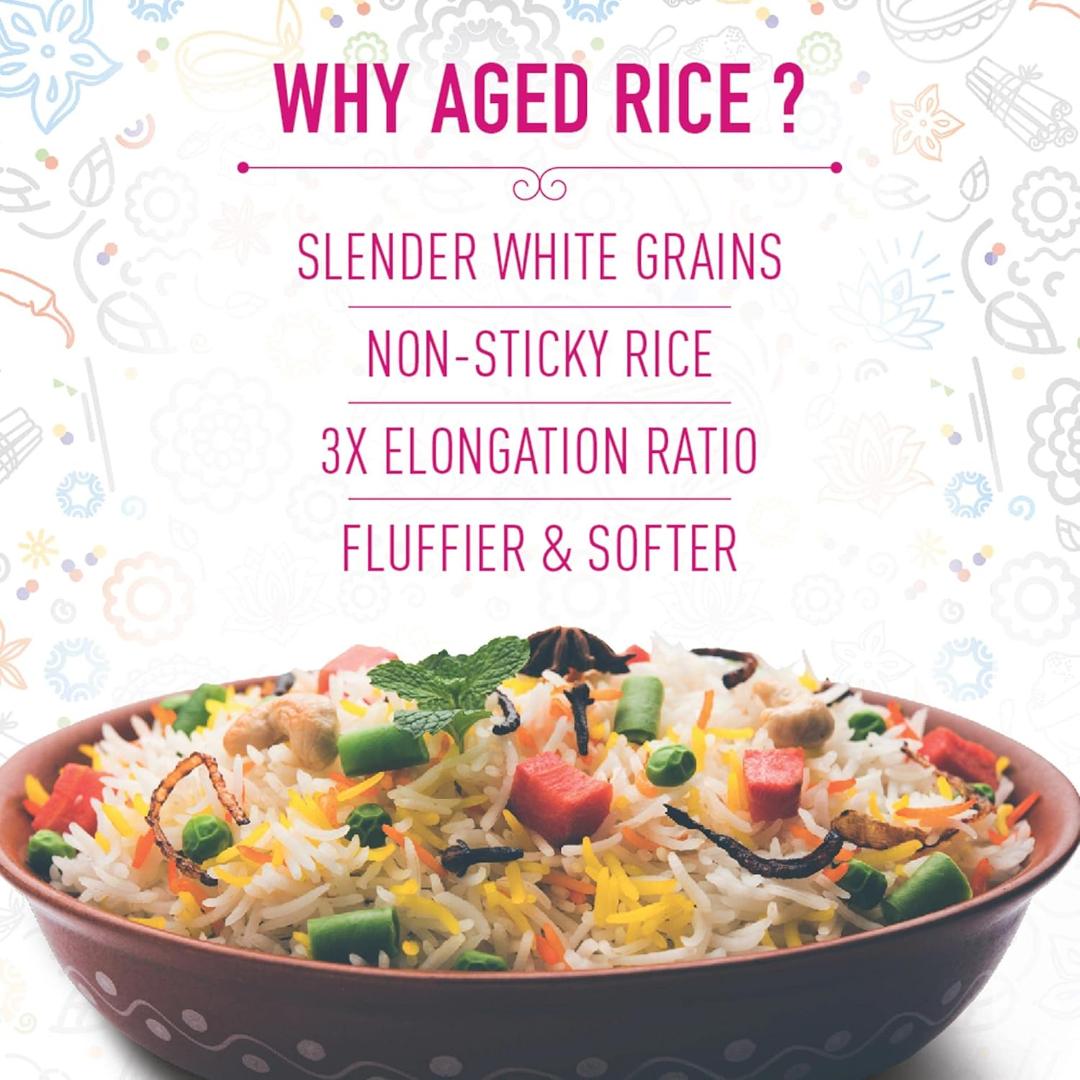 India Gate Feast Rozana Basmati Rice (Medium Grain) 5kg