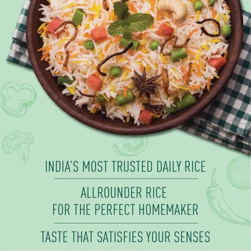India Gate Rozzana Lite Basmati Rice (Medium Grain) 5kg