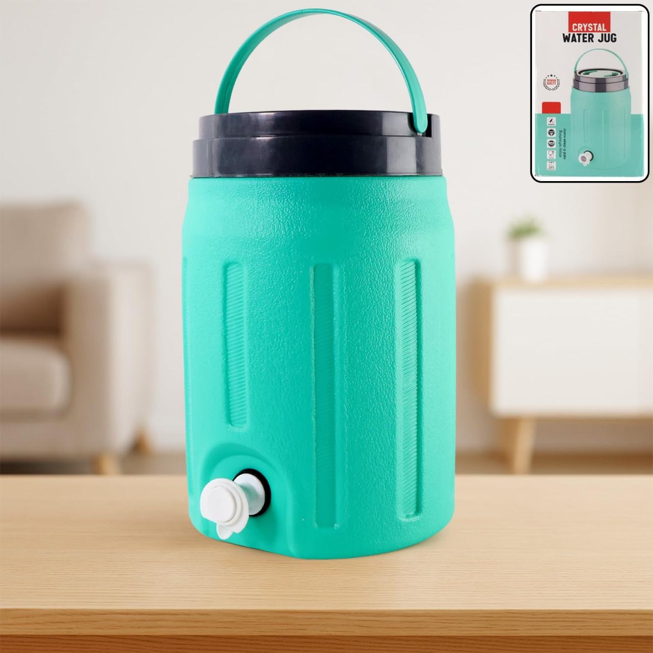 Insulated 5.5L Water Jug for Cool, Odorless Hydration