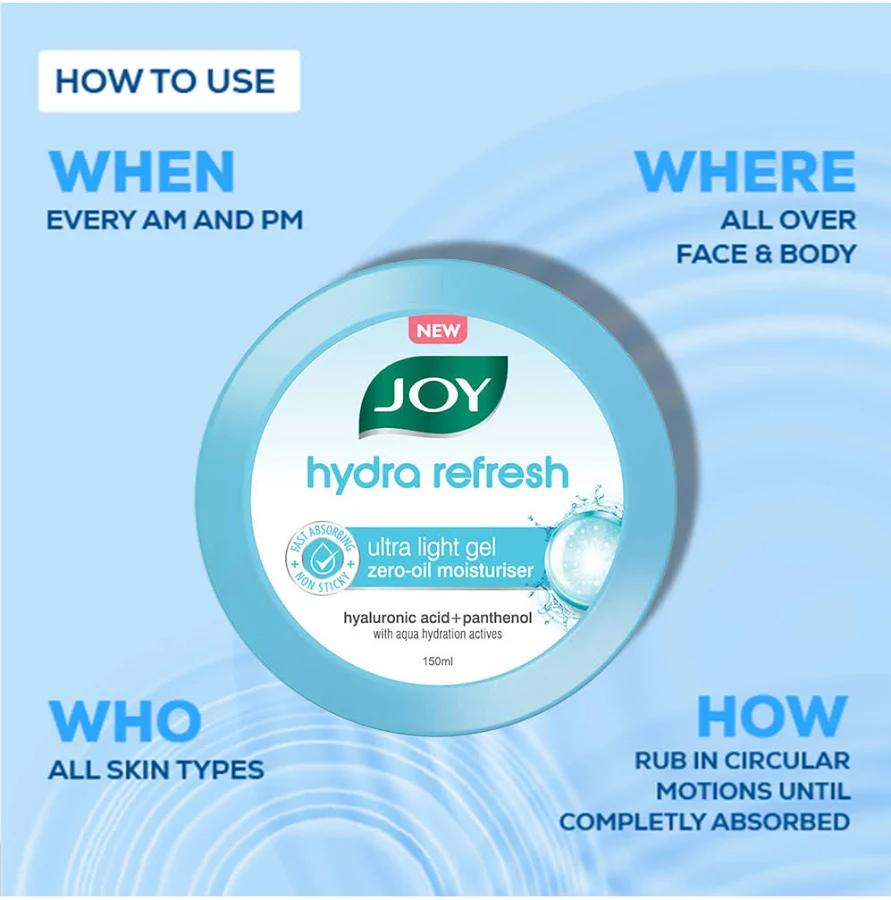 Joy Hydra Refresh Ultra Light Moisturizing Gel 150ml