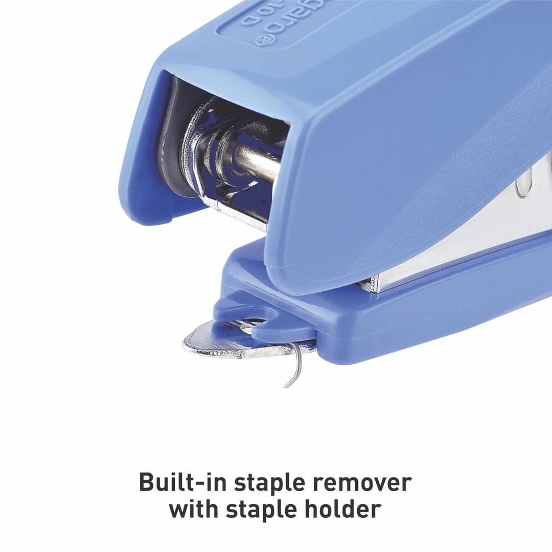 Kangaro Desk Essentials HD-10D & 10/1M Staples Combo | Standard Stapler with Quick Loading Mechanism | Sturdy & Durable for Long Time Use | Color May Vary, Pack of 1
