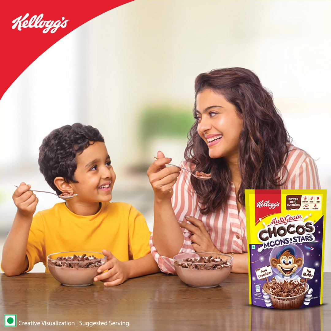Kellogg's Chocos Multigrain Moons & Stars Chocos 168g