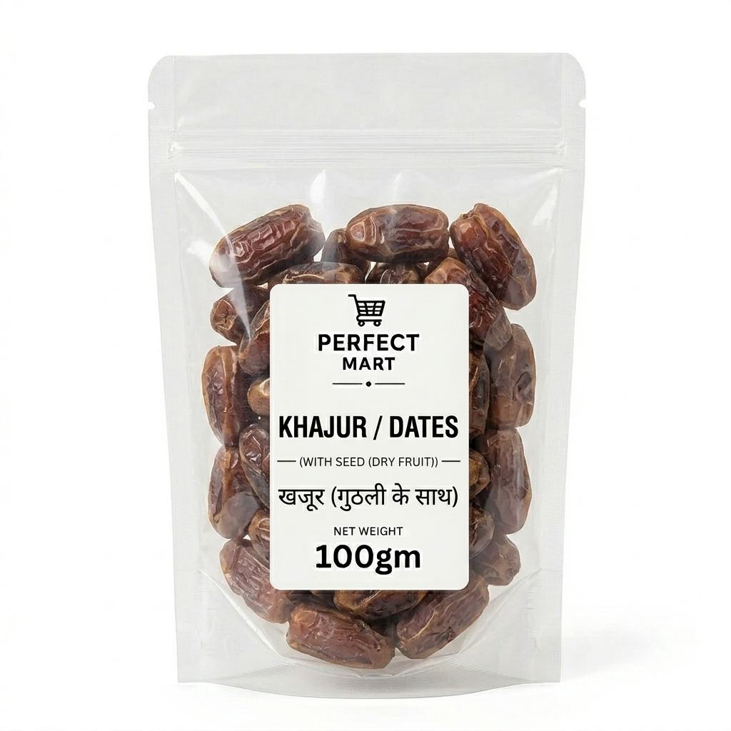 Khajur /  Dates, With Seed (dry fruit) 100gm