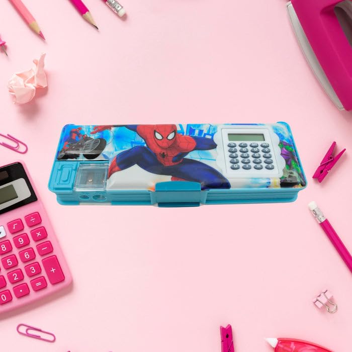 Kids' Multifunction Geometry Box with Calculator & Double Sharpener