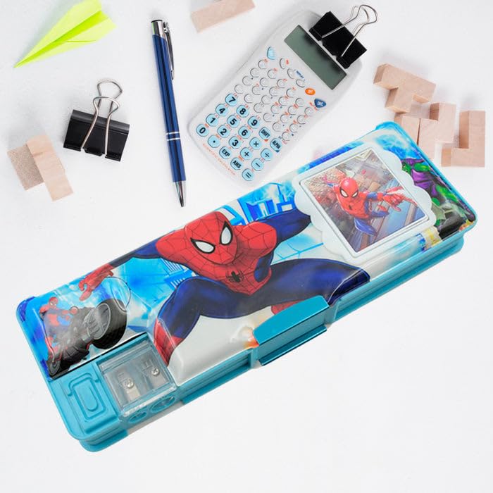 Kids' Multifunction Geometry Box with Calculator & Double Sharpener