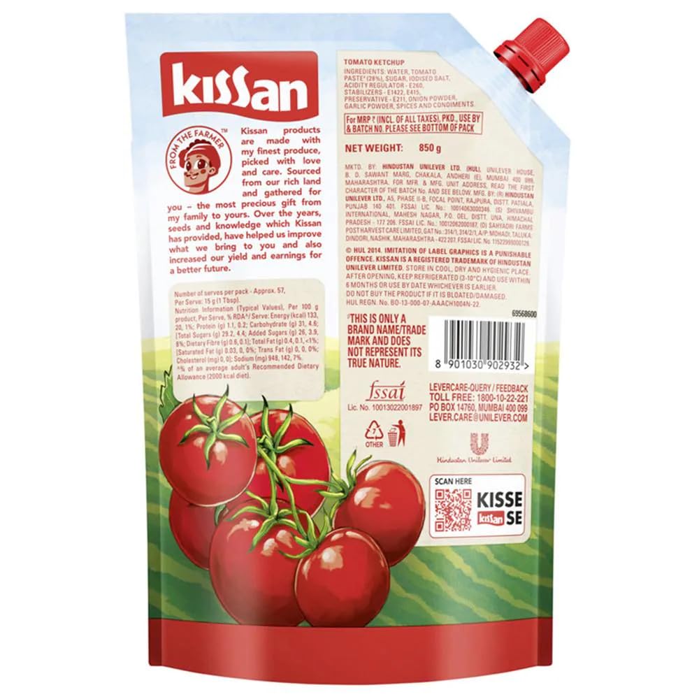 Kissan Tomato Ketchup 850g