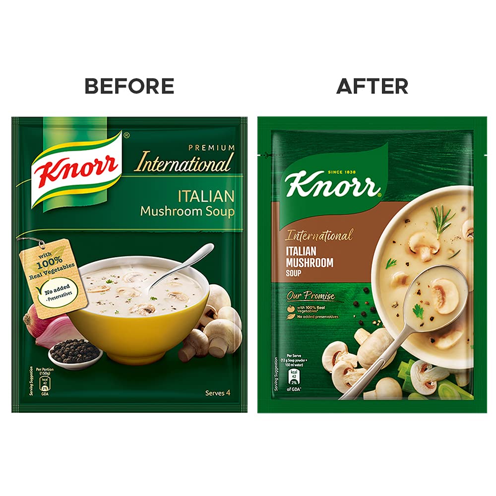 Knorr International Italian Mushroom Soup with No Added Preservatives 46g