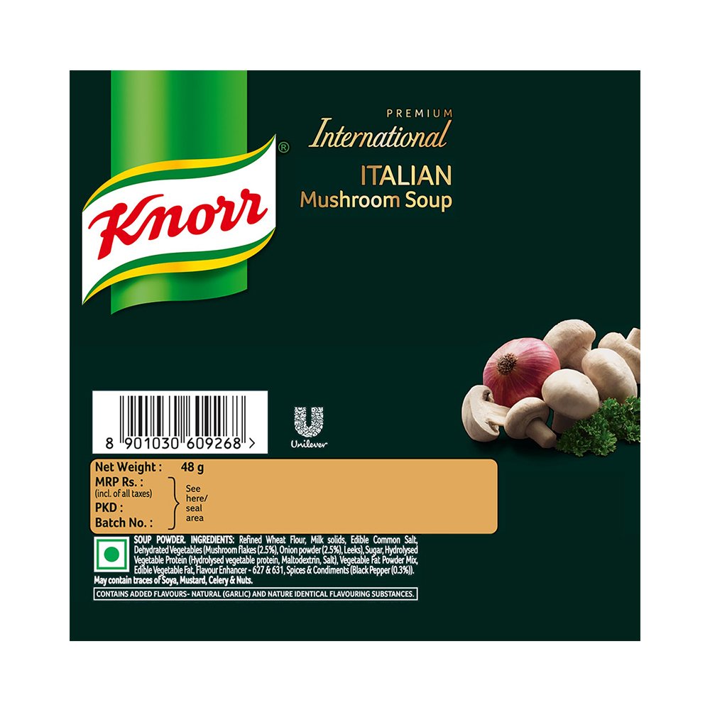 Knorr International Italian Mushroom Soup with No Added Preservatives 46g