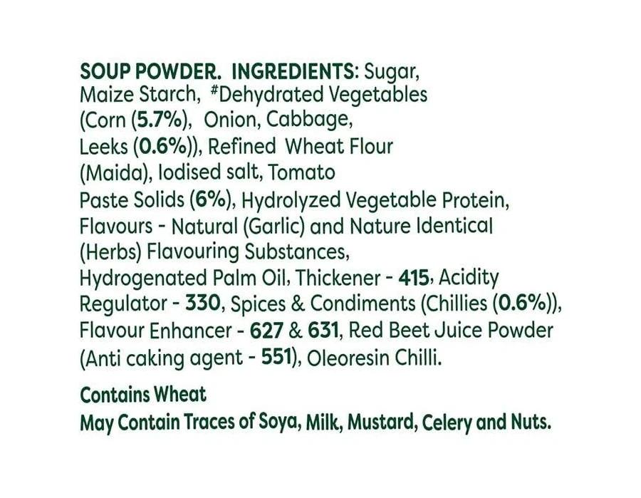 Knorr International Mexican Tomato Corn Soup with No Added Preservatives 50g