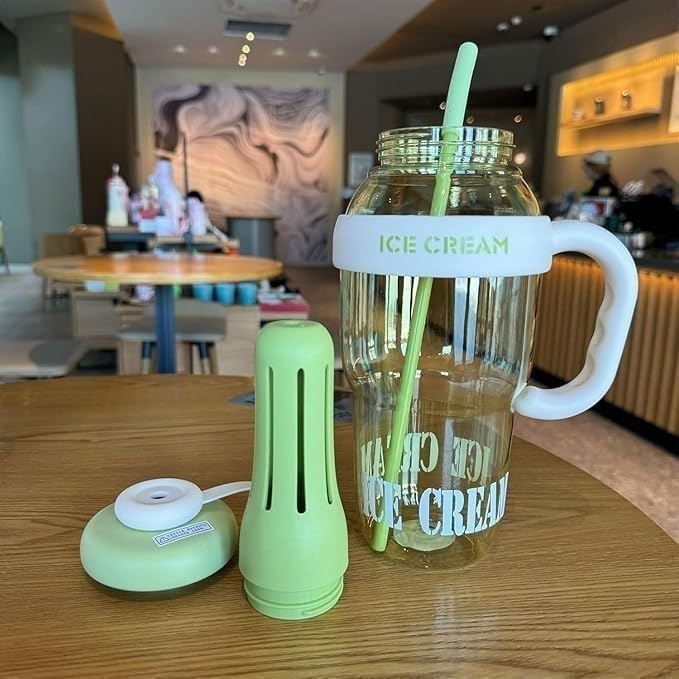 Leakproof 450ml Glass Water Bottle for Outdoor & Sports