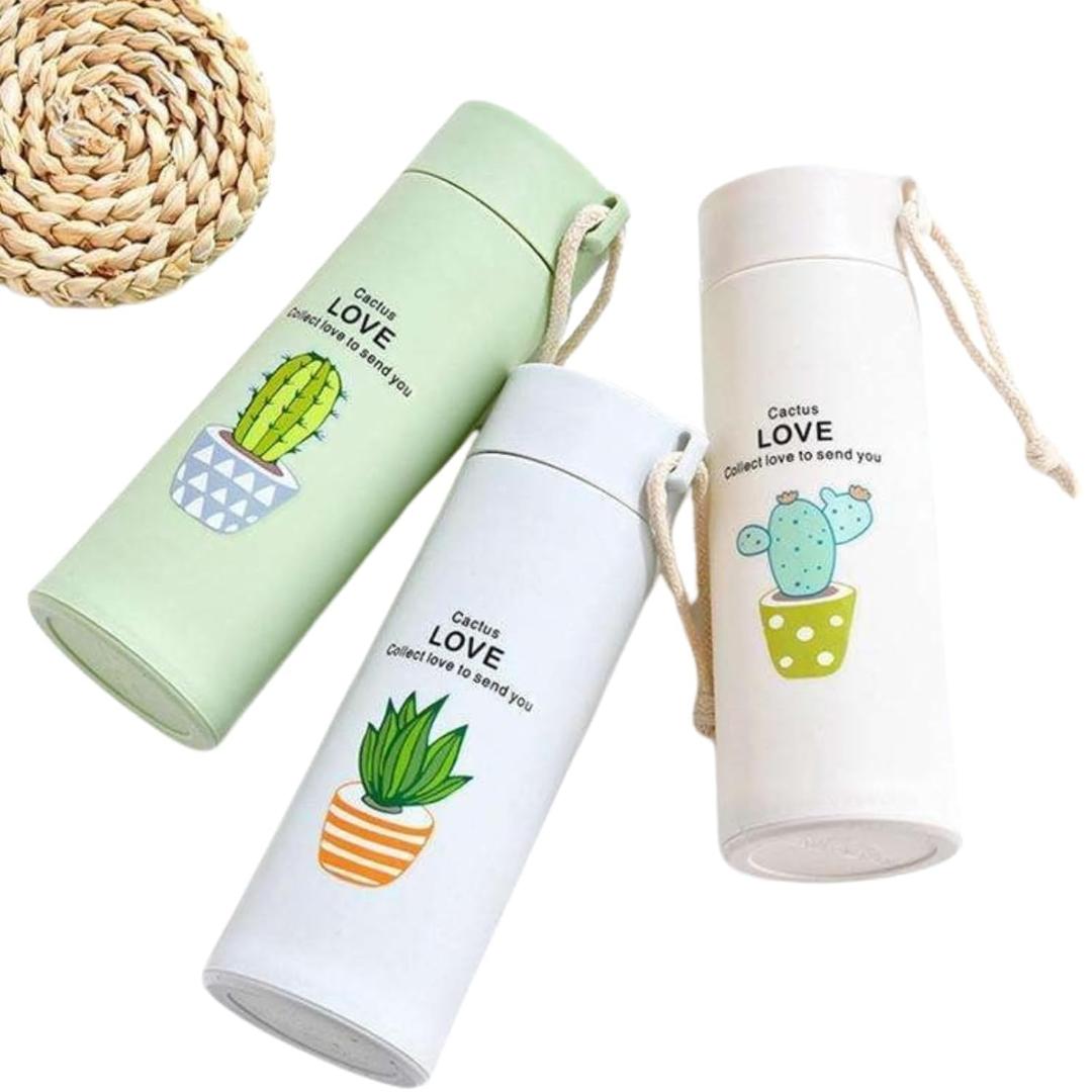 Leakproof 450ml Glass Water Bottle for Outdoor & Sports